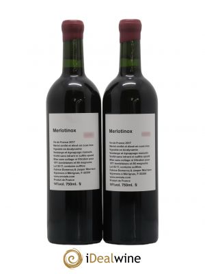Vin de France Merlotinox Domercq & Morrison 2017 - Lot of 2 Bottles