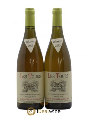 IGP Vaucluse (Vin de Pays de Vaucluse) Les Tours Grenache Blanc Emmanuel Reynaud  2015 - Lot of 2 Bottles