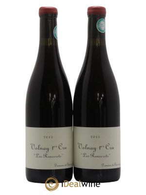 Volnay 1er Cru Les Roncerets Domaine de Chassorney - Frédéric Cossard  2015 - Lot of 2 Bottles