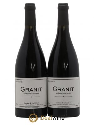 Ajaccio Granit Vaccelli  2015 - Lot of 2 Bottles