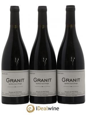 Ajaccio Granit Vaccelli  2015 - Lot of 3 Bottles