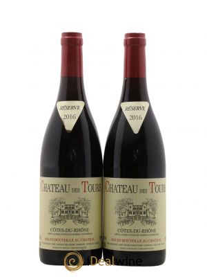 Côtes du Rhône Château des Tours Emmanuel Reynaud  2016 - Lot of 2 Bottles