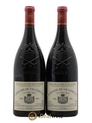 Châteauneuf-du-Pape Vieilles Vignes Domaine de Villeneuve 2016 - Lot de 2 Magnums