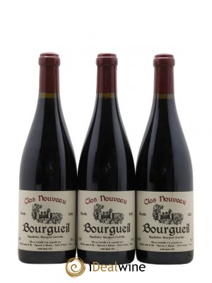 Bourgueil Clos Nouveau Domaine du Bel Air  2012 - Lot of 3 Bottles