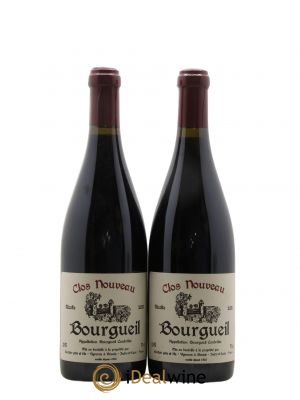 Bourgueil Clos Nouveau Domaine du Bel Air  2012 - Lot of 2 Bottles