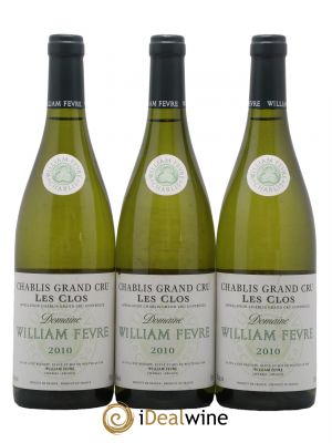 Chablis Grand Cru Les Clos William Fèvre  2010 - Lot of 3 Bottles