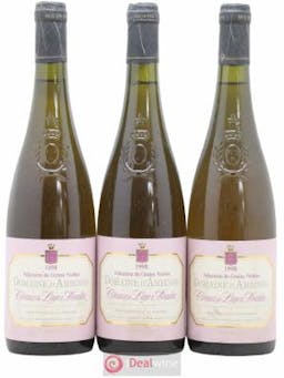 Coteaux du Layon Beaulieu Selection Grains Nobles Domaine D'Ambinos 1998 - Lot of 3 Bottles
