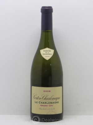 Corton-Charlemagne Grand Cru Le Charlemagne Domaine de La Vougeraie 2008 - Lot of 1 Bottle