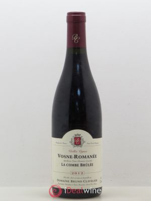 Vosne-Romanée Vieilles vignes La Combe Brûlée Bruno Clavelier  2012 - Lot of 1 Bottle