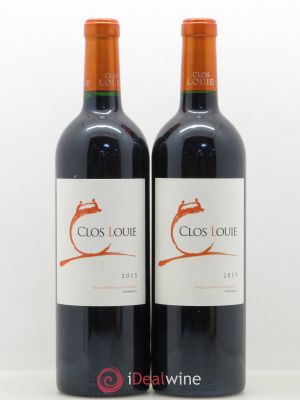 Castillon-Côtes-de-Bordeaux (Côtes-de-Castillon) Clos Louie 2015 - Lot of 2 Bottles