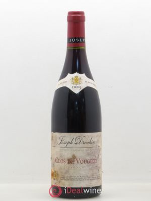 Clos de Vougeot Grand Cru Joseph Drouhin (no reserve) 2003 - Lot of 1 Bottle