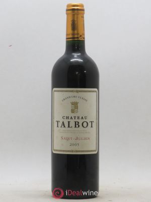 Château Talbot 4ème Grand Cru Classé  2005 - Lot de 1 Bouteille