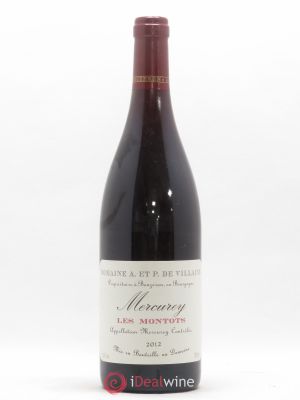 Mercurey Les Montots A. et P. de Villaine  2012 - Lot of 1 Bottle