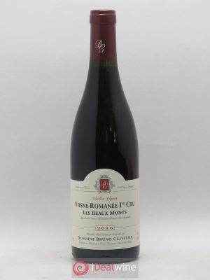 Vosne-Romanée 1er Cru Les Beaux Monts Vieilles vignes Bruno Clavelier  2016 - Lot of 1 Bottle