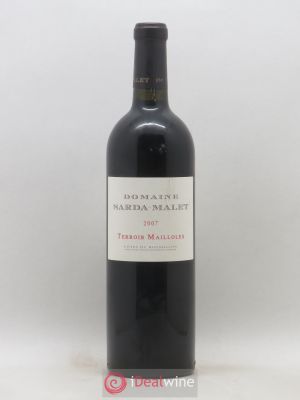 Côtes du Roussillon Domaine Sarda-Malet Terroir de Mailloles Jérôme Malet  2007 - Lot of 1 Bottle