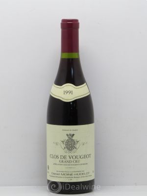 Clos de Vougeot Grand Cru Domaine Moine-Hudelot 1991 - Lot de 1 Bouteille