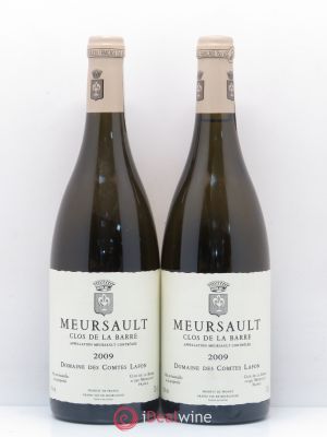 Meursault Clos de la Barre Comtes Lafon (Domaine des)  2009 - Lot of 2 Bottles