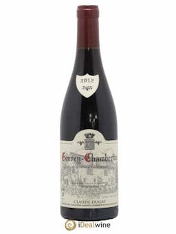 Gevrey-Chambertin Claude Dugat  2012 - Lot of 1 Bottle