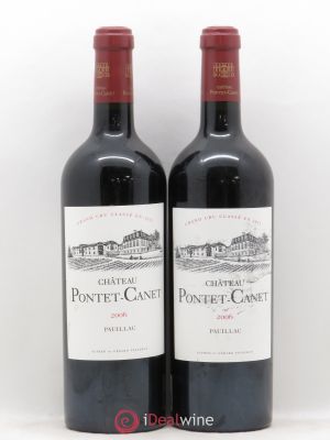 Château Pontet Canet 5ème Grand Cru Classé  2006 - Lot de 2 Bouteilles