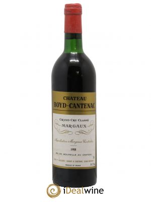 Château Boyd Cantenac 3ème Grand Cru Classé  1988 - Lot of 1 Bottle