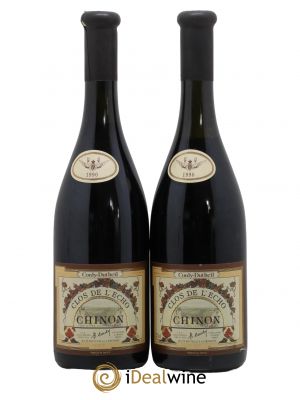 Chinon Clos de l'Echo Couly-Dutheil  1990 - Lot of 2 Bottles