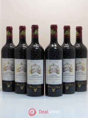 Château La Tour Carnet 4ème Grand Cru Classé  2015 - Lot of 6 Bottles