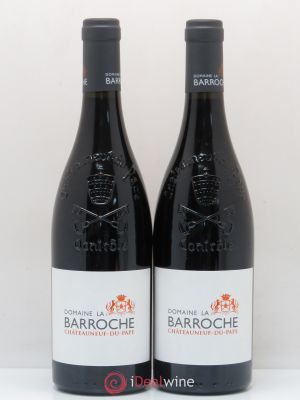 Châteauneuf-du-Pape La Barroche (Domaine de) Signature Julien Barrot (sans prix de réserve) 2015 - Lot de 2 Bouteilles