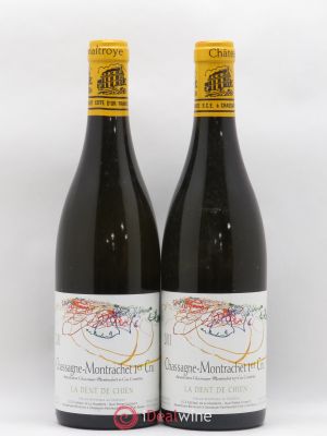 Chassagne-Montrachet 1er Cru La Dent de Chien Château de La Maltroie 2011 - Lot of 2 Bottles