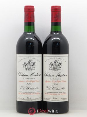 Château Montrose 2ème Grand Cru Classé  1986 - Lot of 2 Bottles