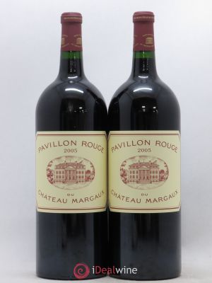 Pavillon Rouge du Château Margaux Second Vin  2005 - Lot de 2 Magnums