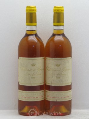 Château d'Yquem 1er Cru Classé Supérieur  1988 - Lot of 2 Bottles