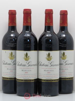 Château Giscours 3ème Grand Cru Classé  2003 - Lot of 4 Bottles