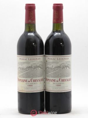 Domaine de Chevalier Cru Classé de Graves  1990 - Lot of 2 Bottles