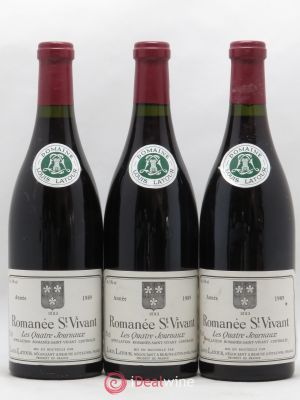 Romanée-Saint-Vivant Grand Cru Les Quatre Journaux Louis Latour  1989 - Lot of 3 Bottles