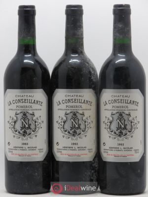 Château la Conseillante  1993 - Lot of 3 Bottles