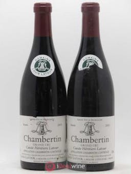 Chambertin Grand Cru Cuvée Héritiers Latour Louis Latour  2003 - Lot of 2 Bottles