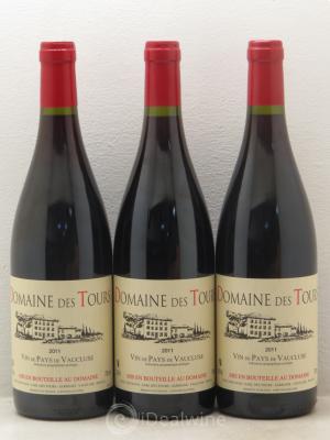 IGP Vaucluse (Vin de Pays de Vaucluse) Domaine des Tours E.Reynaud  2011 - Lot de 3 Bouteilles
