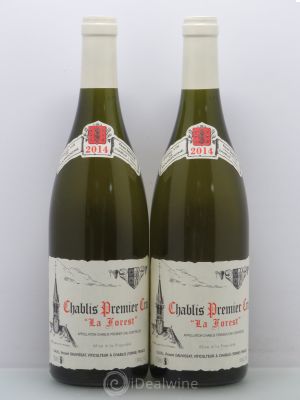 Chablis 1er Cru Forest René et Vincent Dauvissat  2014 - Lot of 2 Bottles