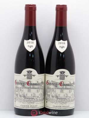 Gevrey-Chambertin Claude Dugat  2016 - Lot of 2 Bottles
