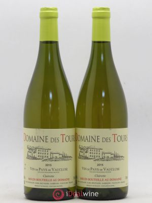 IGP Vaucluse (Vin de Pays de Vaucluse) Domaine des Tours E.Reynaud Clairette 2015 - Lot de 2 Bouteilles