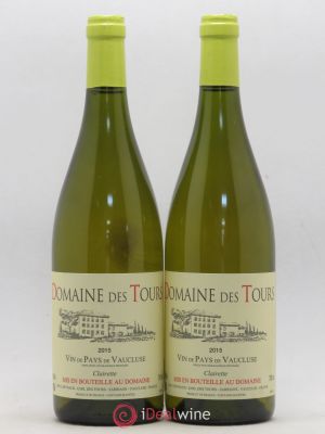 IGP Vaucluse (Vin de Pays de Vaucluse) Domaine des Tours E.Reynaud Clairette 2015 - Lot of 2 Bottles