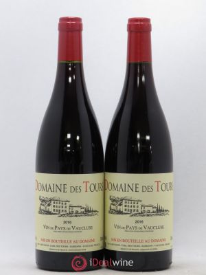 IGP Vaucluse (Vin de Pays de Vaucluse) Domaine des Tours Domaine des Tours E.Reynaud  2016 - Lot of 2 Bottles