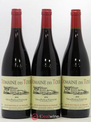 IGP Vaucluse (Vin de Pays de Vaucluse) Domaine des Tours Domaine des Tours E.Reynaud  2016 - Lot de 3 Bouteilles