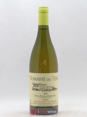 IGP Vaucluse (Vin de Pays de Vaucluse) Domaine des Tours E.Reynaud Clairette 2016 - Lot de 1 Bouteille