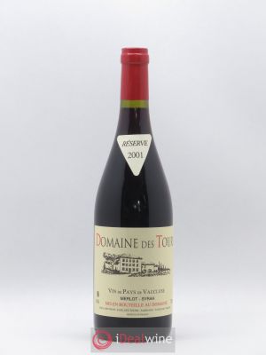 IGP Pays du Vaucluse (Vin de Pays du Vaucluse) Domaine des Tours Merlot-Syrah E.Reynaud  2001 - Lot of 1 Bottle