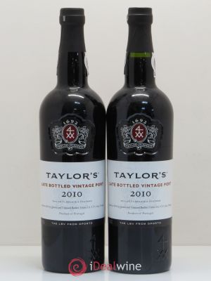 Porto Taylor's Vintage Late bottled Vintage 2010 - Lot of 2 Bottles