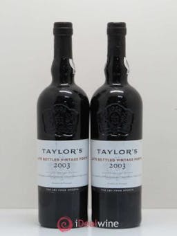 Porto Taylor's Late bottled Vintage 2003 - Lot of 2 Bottles