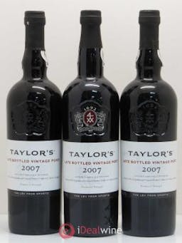 Porto Taylor's Late bottled Vintage 2007 - Lot de 3 Bouteilles