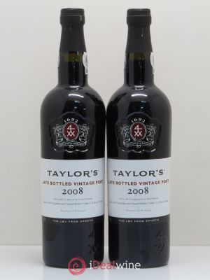 Porto Taylor's Late bottled Vintage 2008 - Lot de 2 Bouteilles