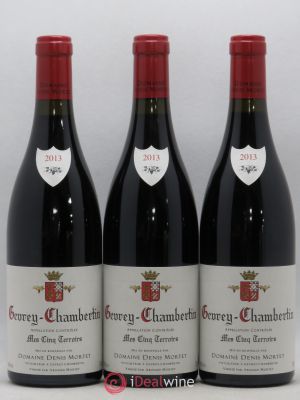Gevrey-Chambertin Mes Cinq Terroirs Denis Mortet (Domaine)  2013 - Lot of 3 Bottles